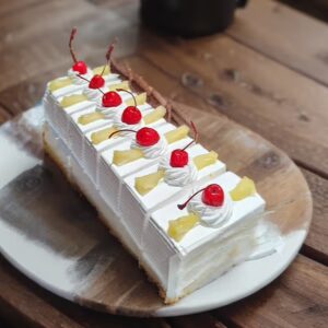 Rich Pineapple Pastry (Eggless)