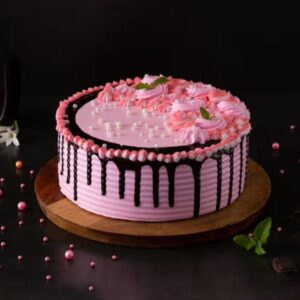 Strawberry Cake (500 Gms)