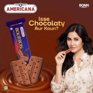 Americana Premium Bourbon Chocolate Sandwich Biscuits, 500g - Rich Creamy Filling, Crispy Cocoa Biscuits, Vegetarian Tea Time Snack