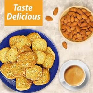 Diabexy Almond Cookies for Sugar Control | Diabetic Sugar Free Cookies| No Maida | High Protein Biscuits | Healthy Sugar free Snacks for Diabetics- 200g